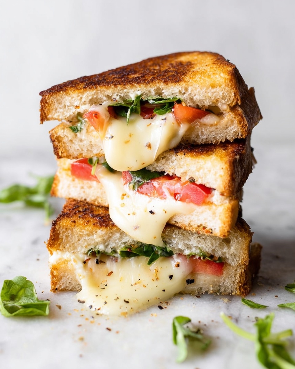 Caprese Grilled Cheese Sandwich Recipe - Recipe Image