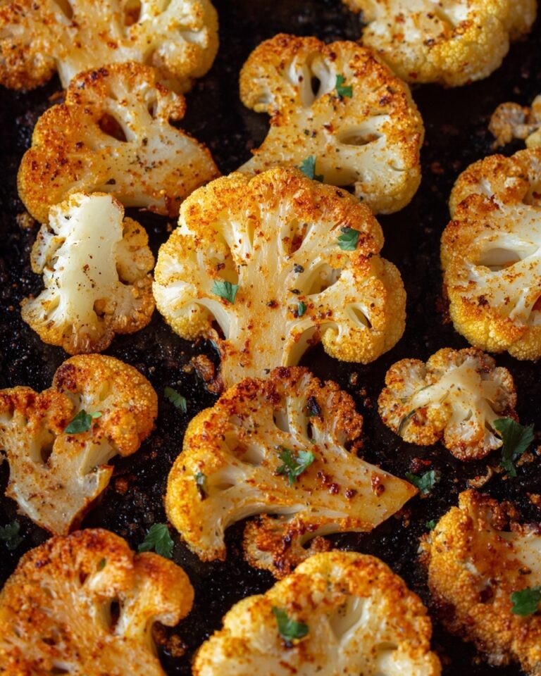 Oven Roasted Cauliflower Recipe