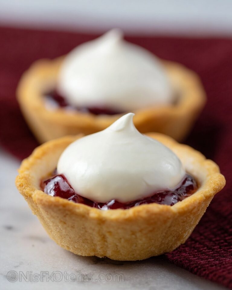 Meringue and Raspberry Baskets “Korzinki Recipe