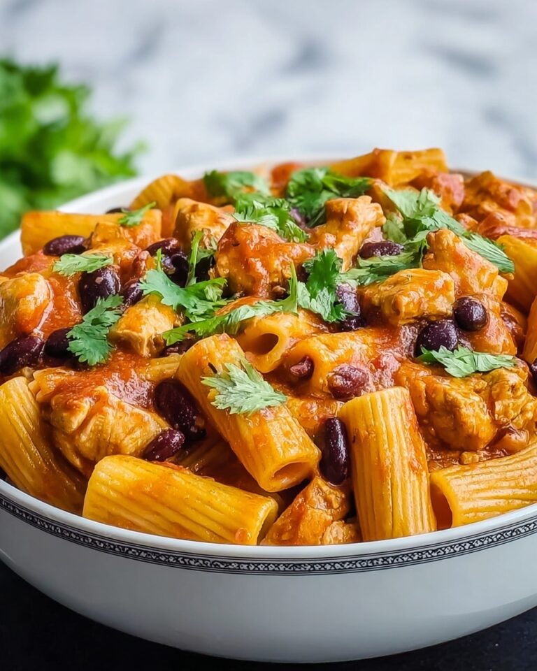 Bold & Cheesy Slow Cooker Chicken Enchilada Pasta – The Easiest Comfort Food Recipe