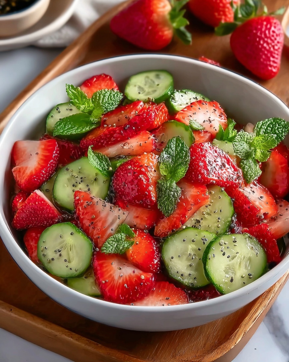 Strawberry Cucumber Salad Recipe - Recipe Image
