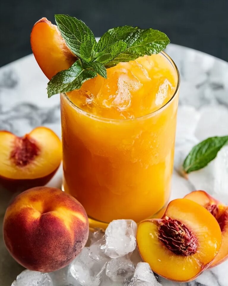 Delightfully Cool Peach Lemonade Slush Recipe