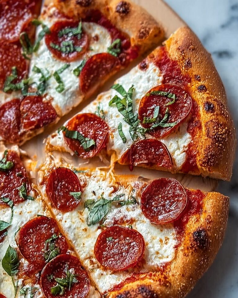 Hot Honey Pepperoni Ricotta Pizza Recipe