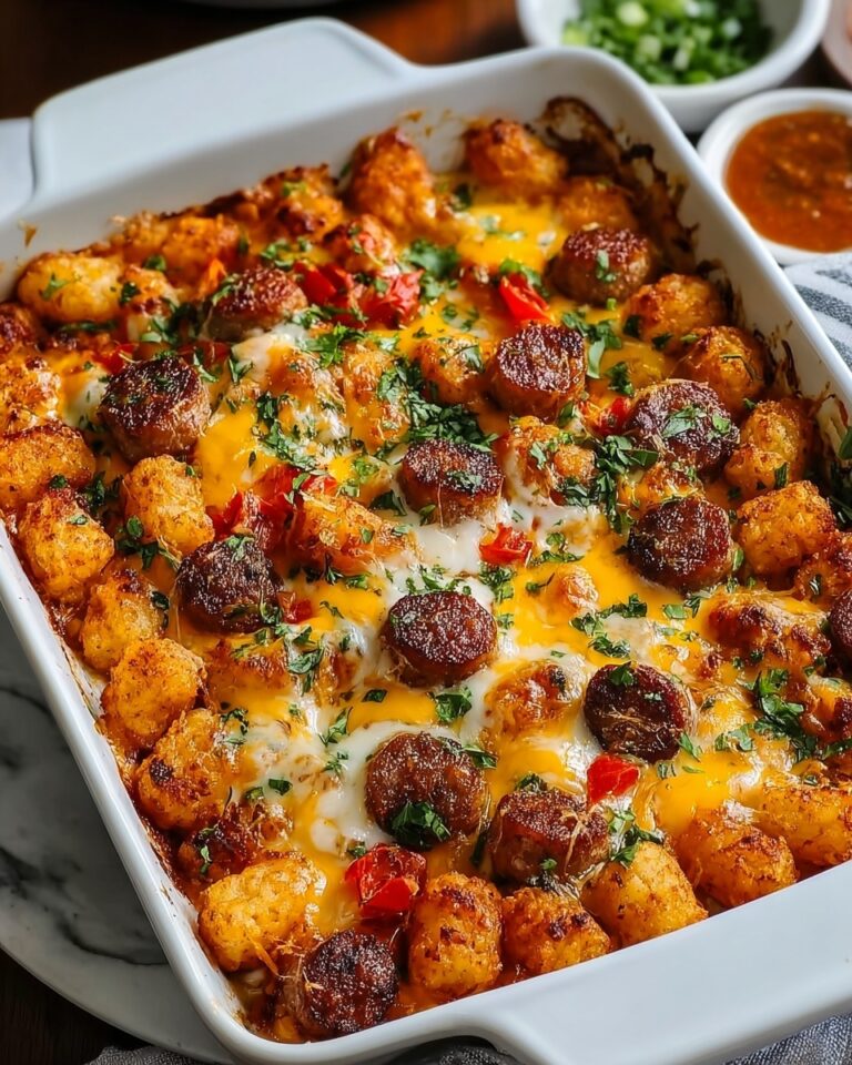 Tater Tot Sausage Breakfast Casserole Recipe