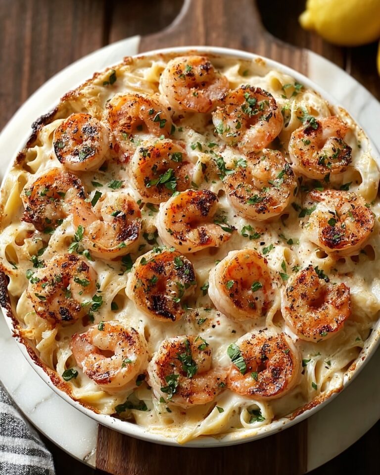 Shrimp Scampi Pasta Bake Recipe