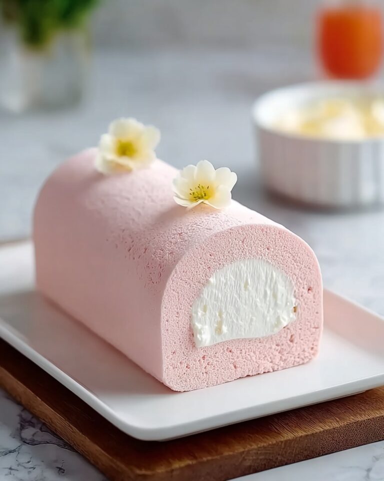 Japanese Cotton Candy Swiss Cake Roll Recipe