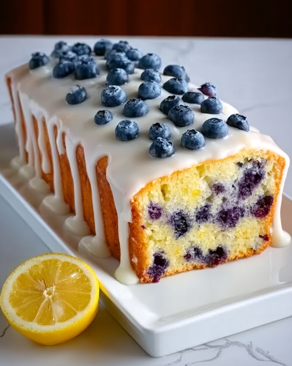Blueberry Lemon Mascarpone Cake Recipe - Recipe Image