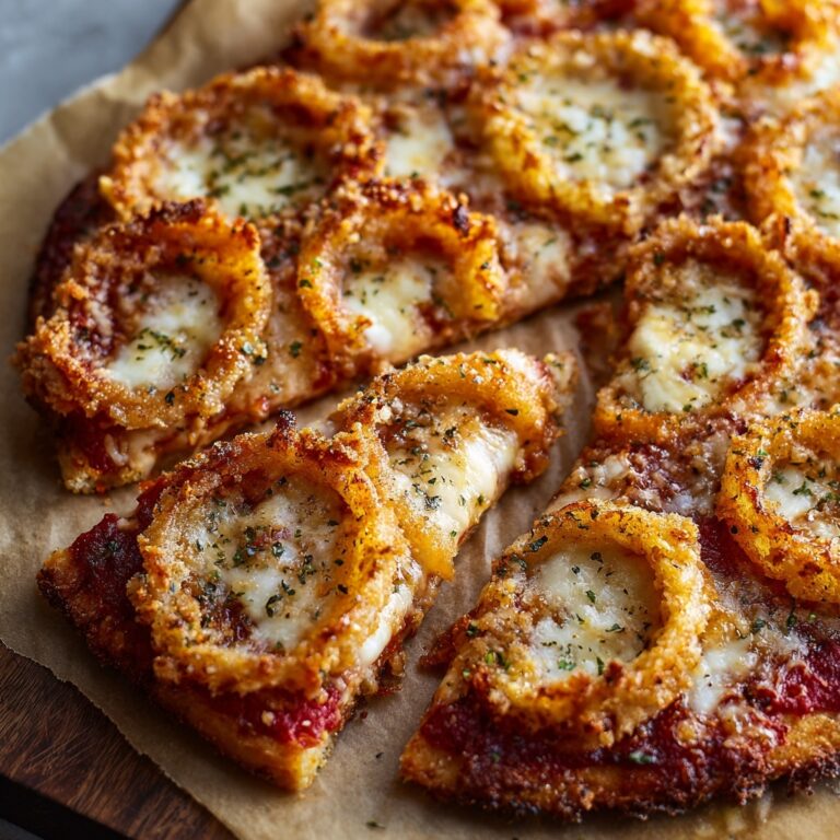 Keto Viral Onion Ring Pizza Recipe