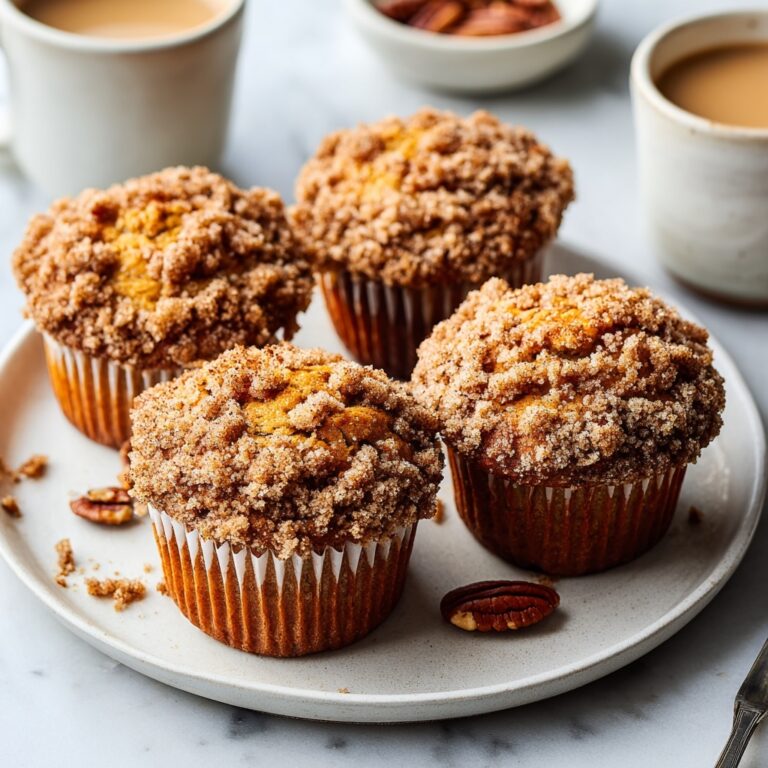 Sweet Potato Muffins with Cinnamon Pecan Streusel Recipe