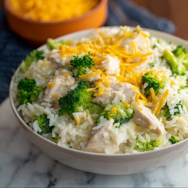 Cheesy Chicken Broccoli Rice Recipe