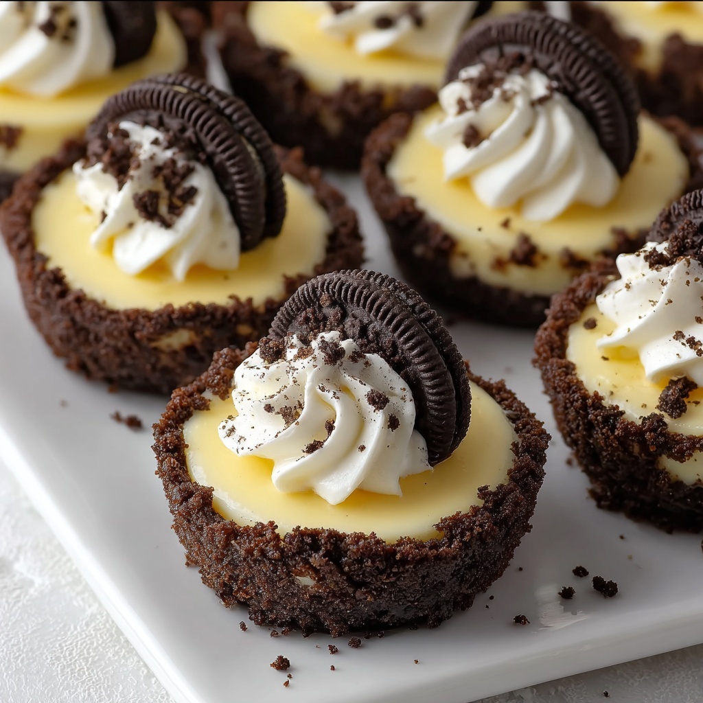 Oreo Cheesecake Cookie Cups Recipe - Recipe Image