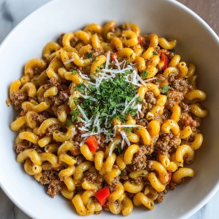 Healthier Homemade One Pot Hamburger Helper Recipe