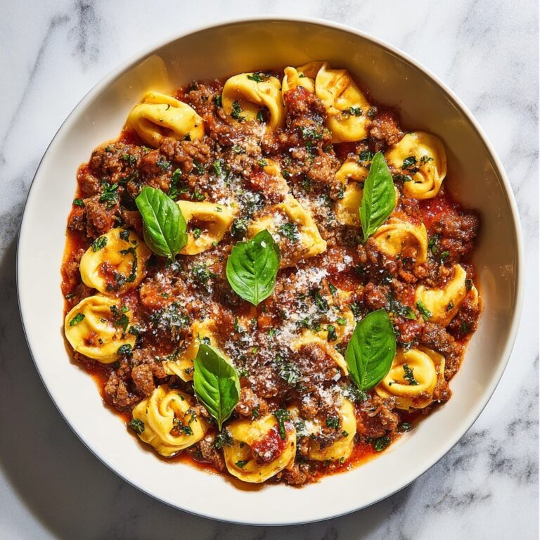 One-Pan Beefy Tortellini Bake Recipe