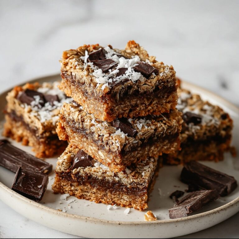 Healthy Chocolate Chip Oatmeal Bars Recipe