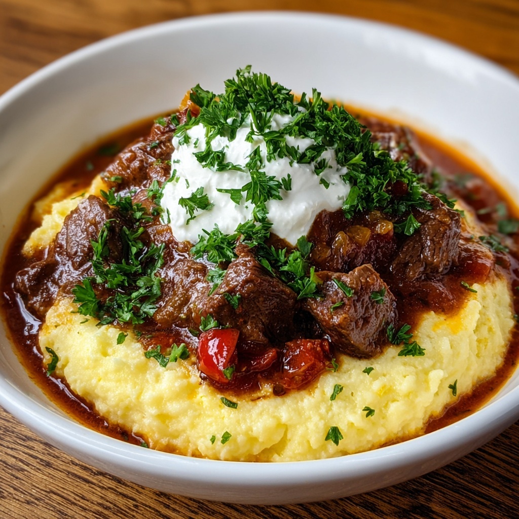 German Goulash Authentic Rahmgulasch Creamy Goulash Recipe - Recipe Image
