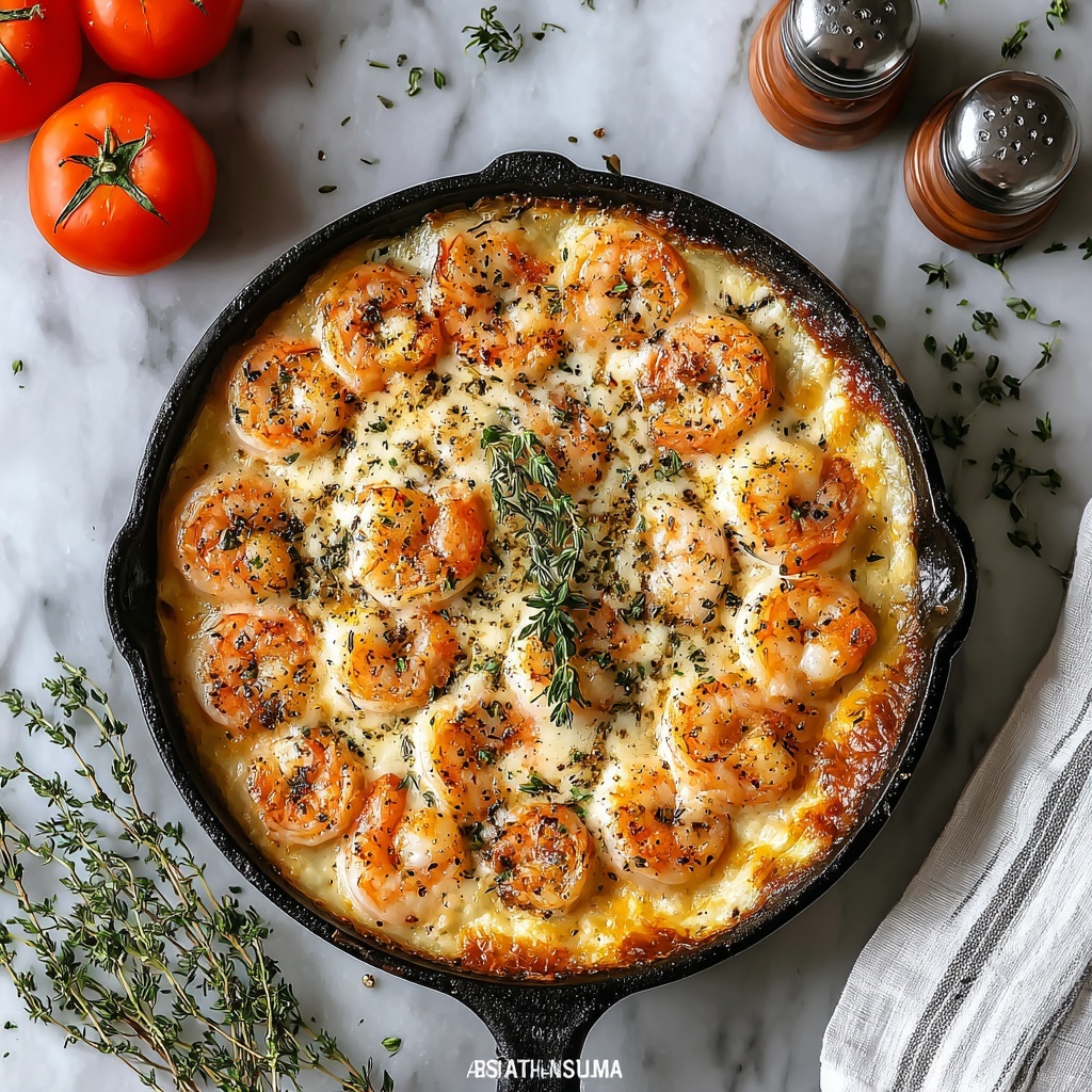 Garlic Parmesan Baked Shrimp Recipe - Recipe Image
