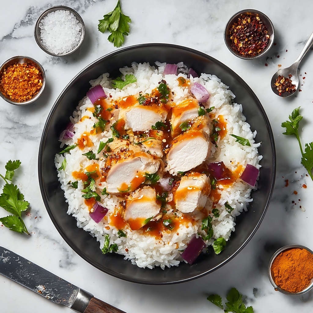 Bang Bang Chicken & Rice Bowls Recipe - Recipe Image