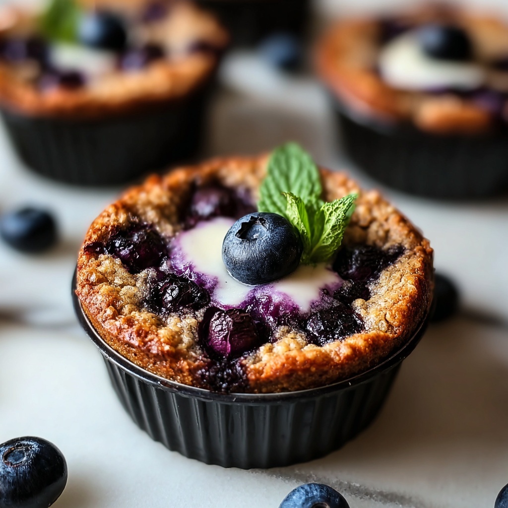 Protein-Packed Blueberry Cottage Cheese Muffins Recipe - Recipe Image