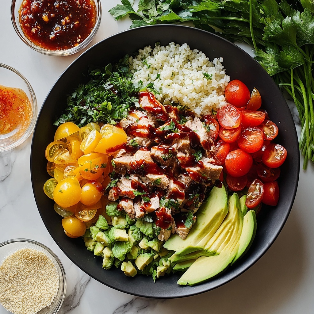 Cottage Cheese BBQ Chicken Bowl Recipe - Recipe Image