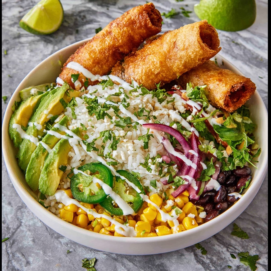 Beer-Battered Fish Burrito Bowl with Orange Avocado Salsa Recipe - Recipe Image