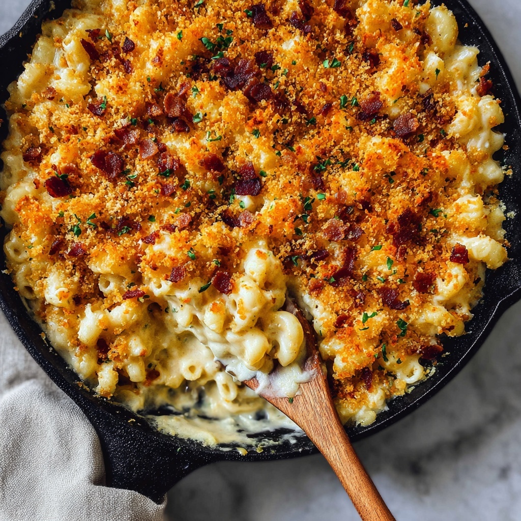 Loaded Bacon Mac and Cheese Bake Recipe - Recipe Image