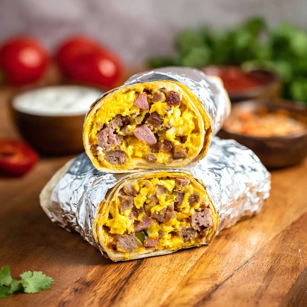 Make Ahead Breakfast Burritos Recipe - Recipe Image