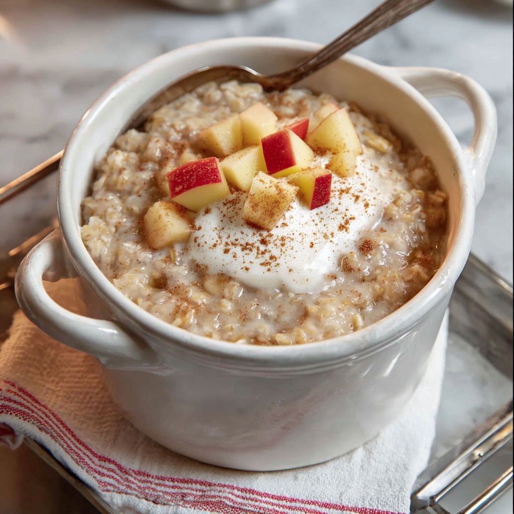 Instant Pot Apple Pie Oatmeal Recipe - Recipe Image