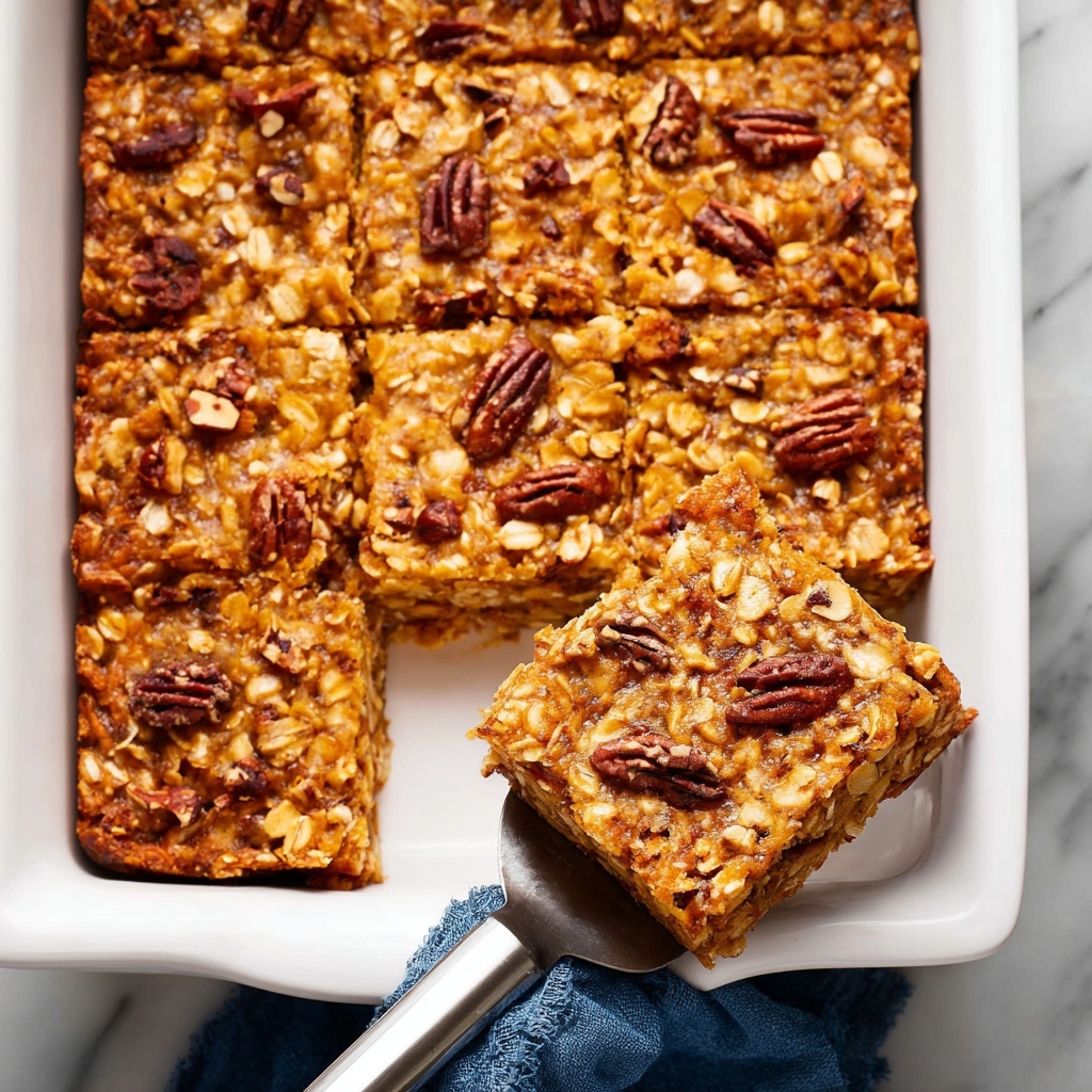Pumpkin Pie Baked Oatmeal Recipe - Recipe Image