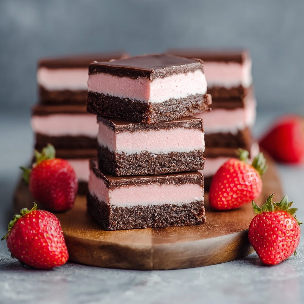 Strawberry Brownies Recipe - Recipe Image