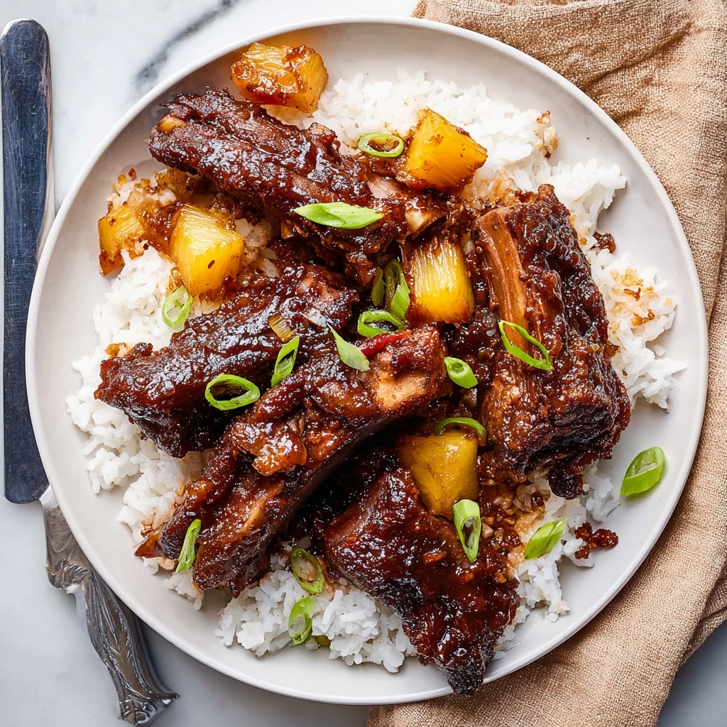 Crockpot Hawaiian Ribs Recipe - Recipe Image
