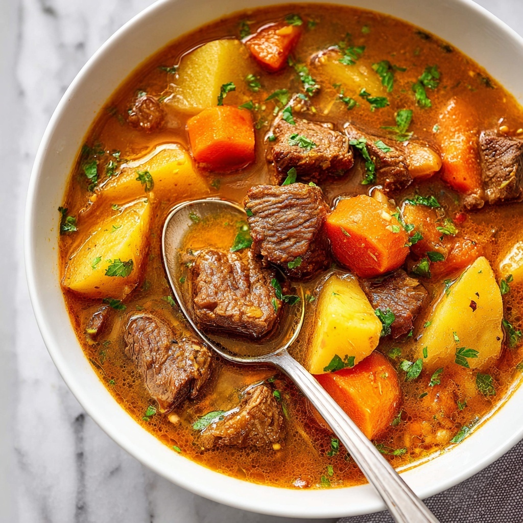 Hearty Beef Stew with Red Wine and Vegetables Recipe - Recipe Image