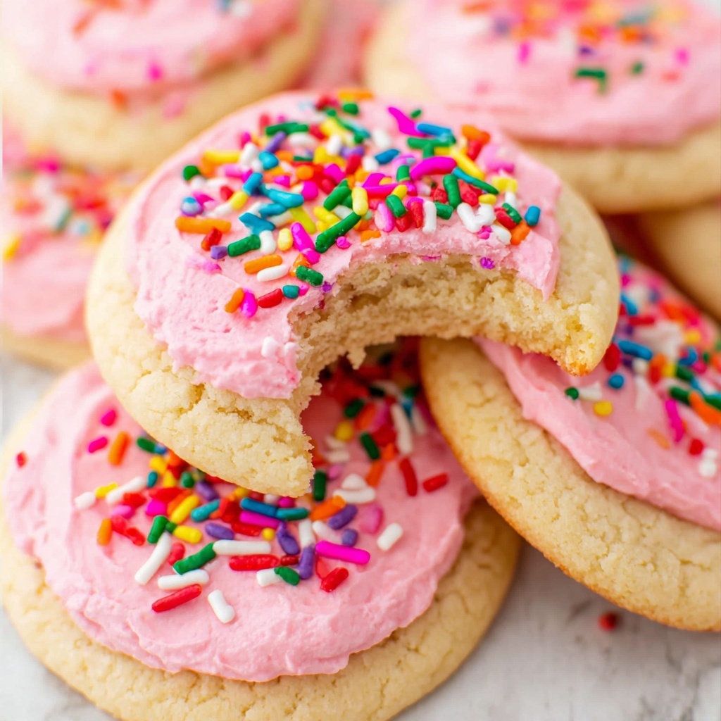 Soft Lemon Vanilla Sugar Cookies Recipe - Recipe Image