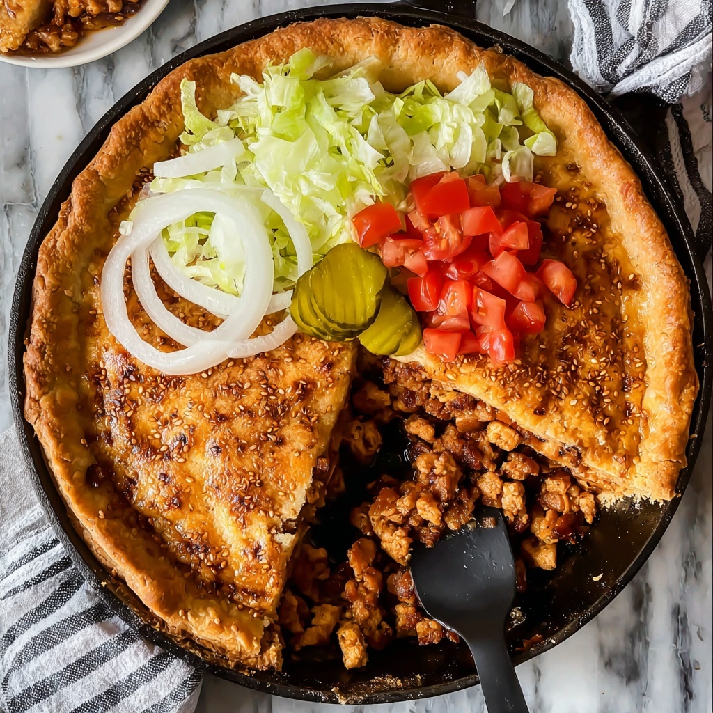 Bacon Cheeseburger Pot Pie Recipe - Recipe Image