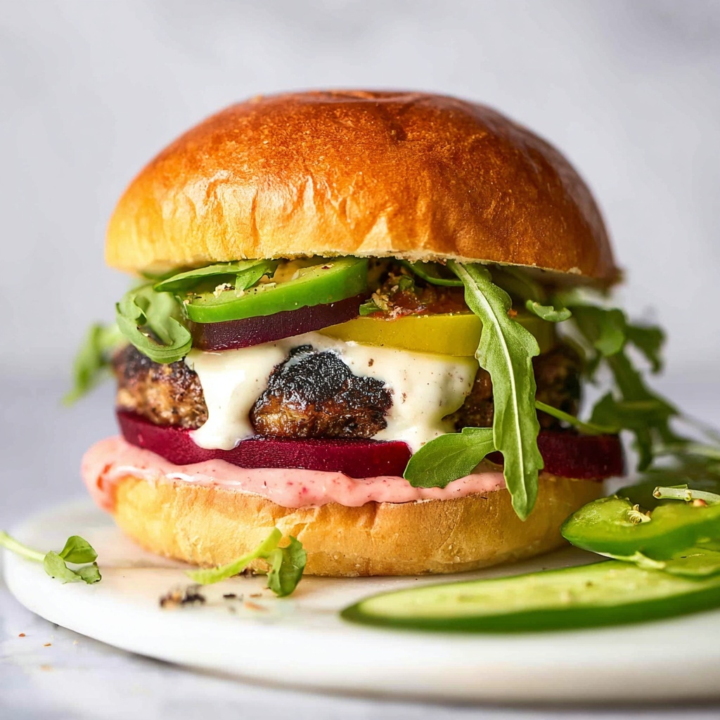 Veggie Burgers with Mushrooms, Cannellini Beans, and Brown Rice Recipe - Recipe Image