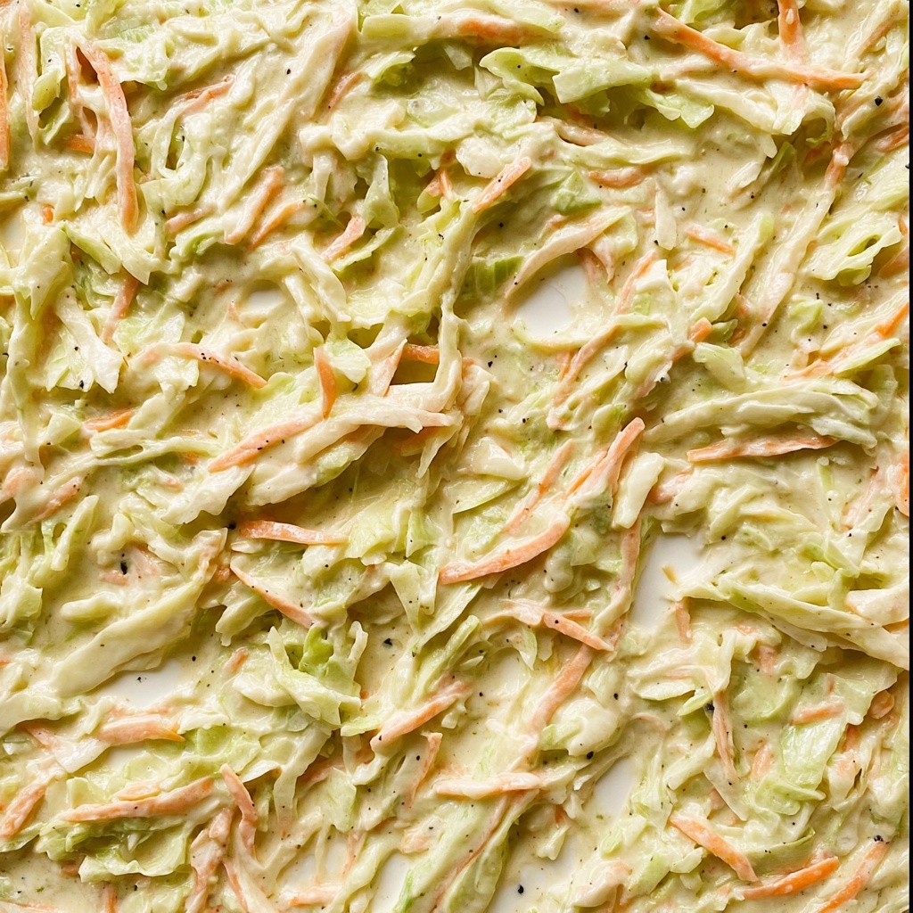Creamy Coleslaw with Green Cabbage and Carrot Recipe - Recipe Image