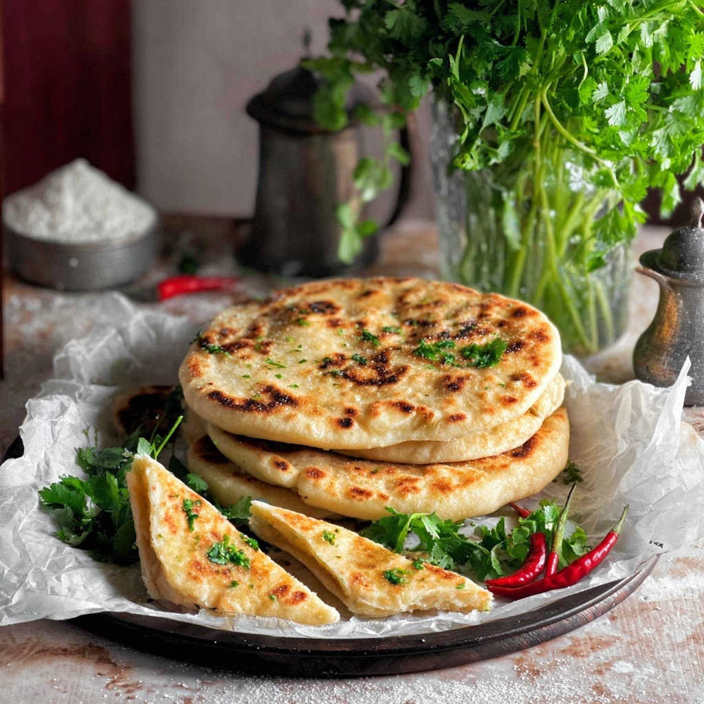 Aloo Paratha (Indian Potato Stuffed Flatbread) Recipe - Recipe Image