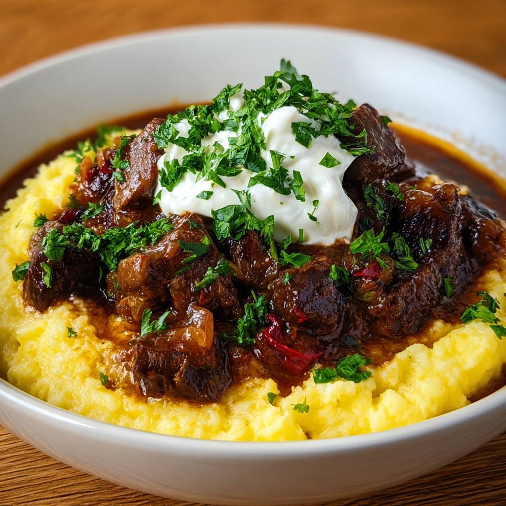 German Goulash Authentic Rahmgulasch Creamy Goulash Recipe - Recipe Image