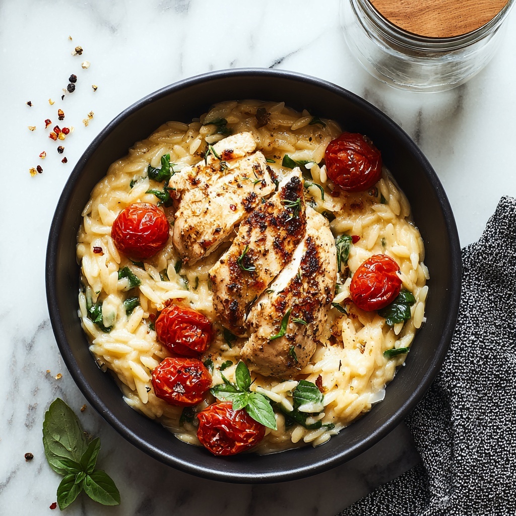 Marry Me Chicken Orzo Recipe - Recipe Image