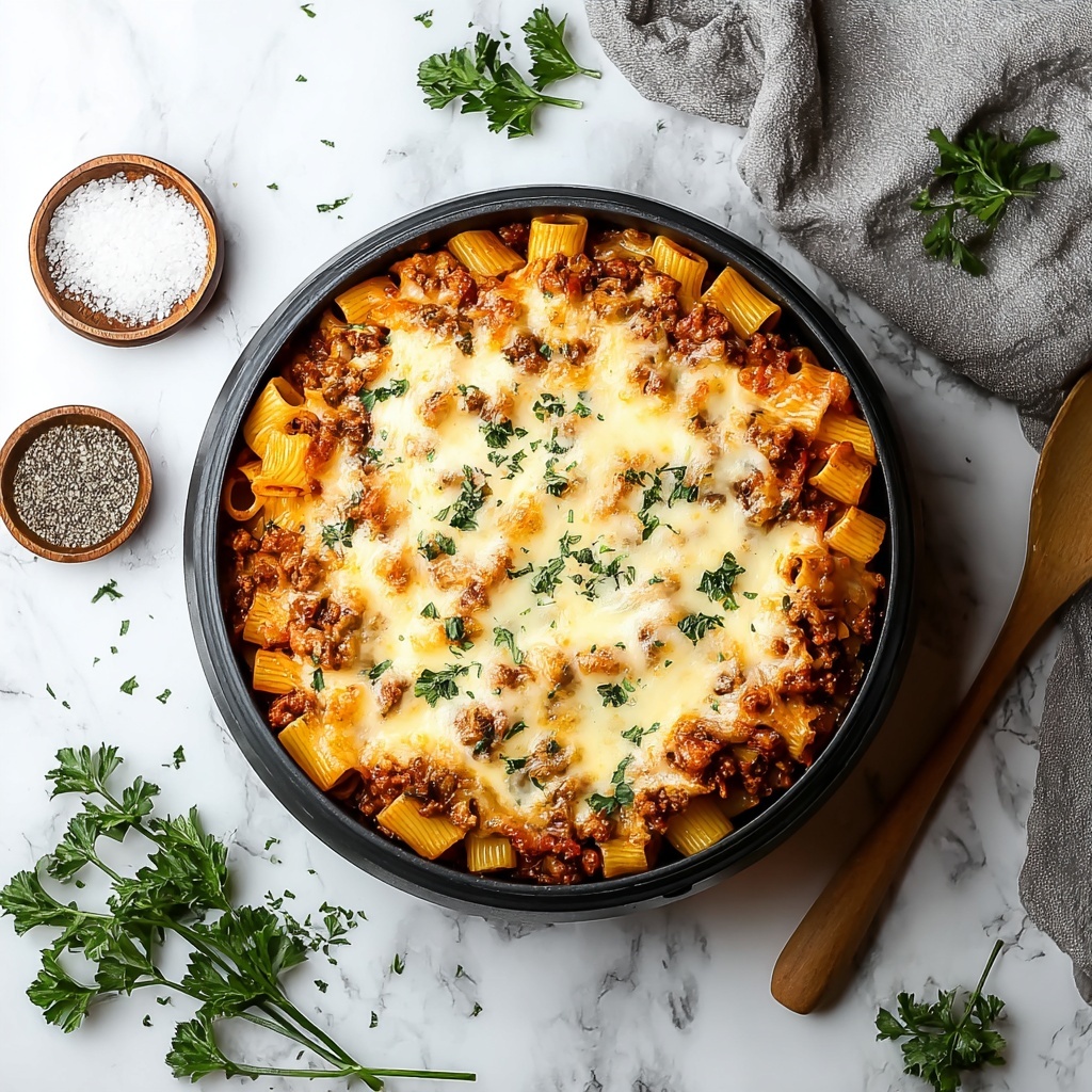 Slow Cooker Baked Ziti Recipe - Recipe Image