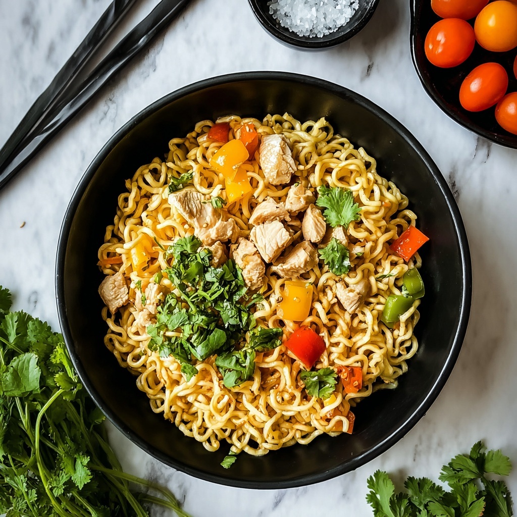 Chicken Ramen Stir Fry Recipe - Recipe Image