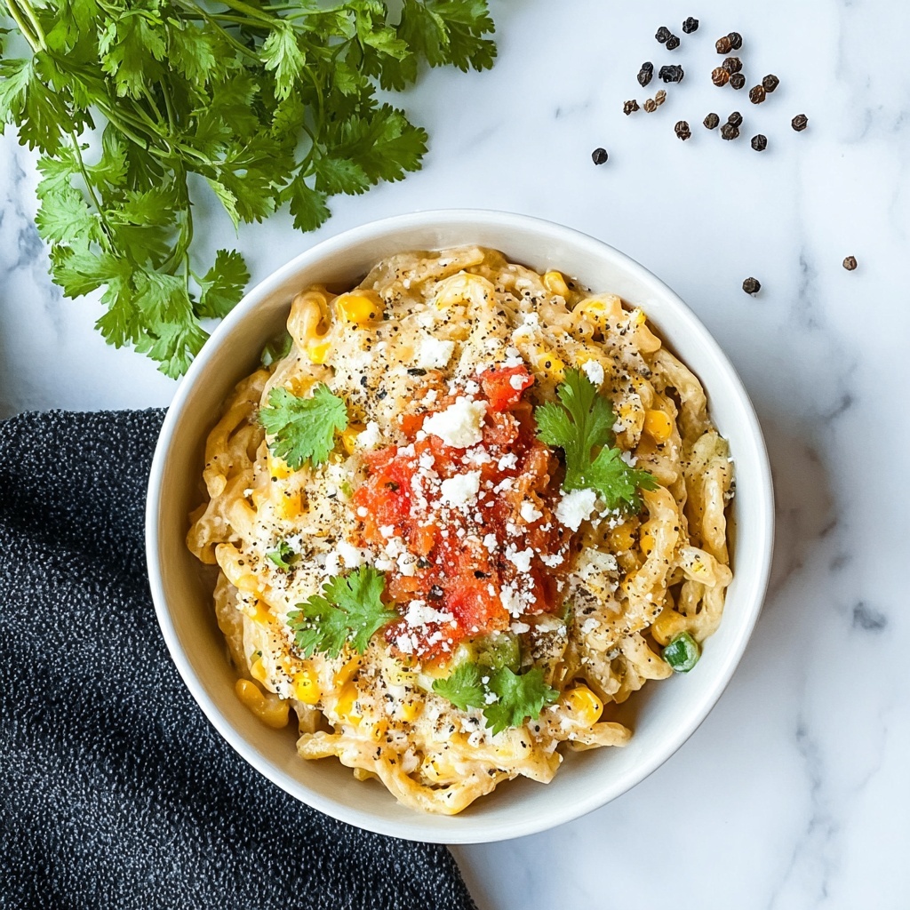 Mexican Street Corn Pasta Salad Recipe - Recipe Image