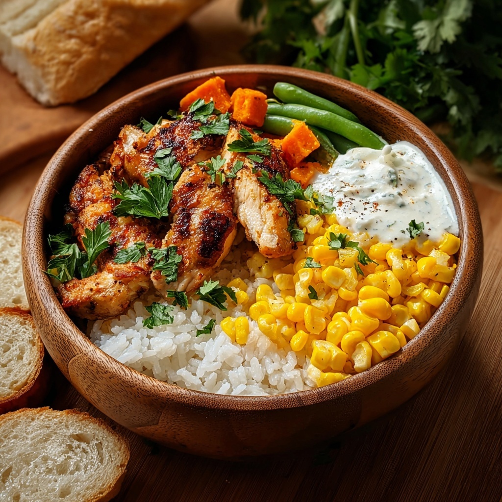 Street Corn Chicken Rice Bowl Recipe - Recipe Image