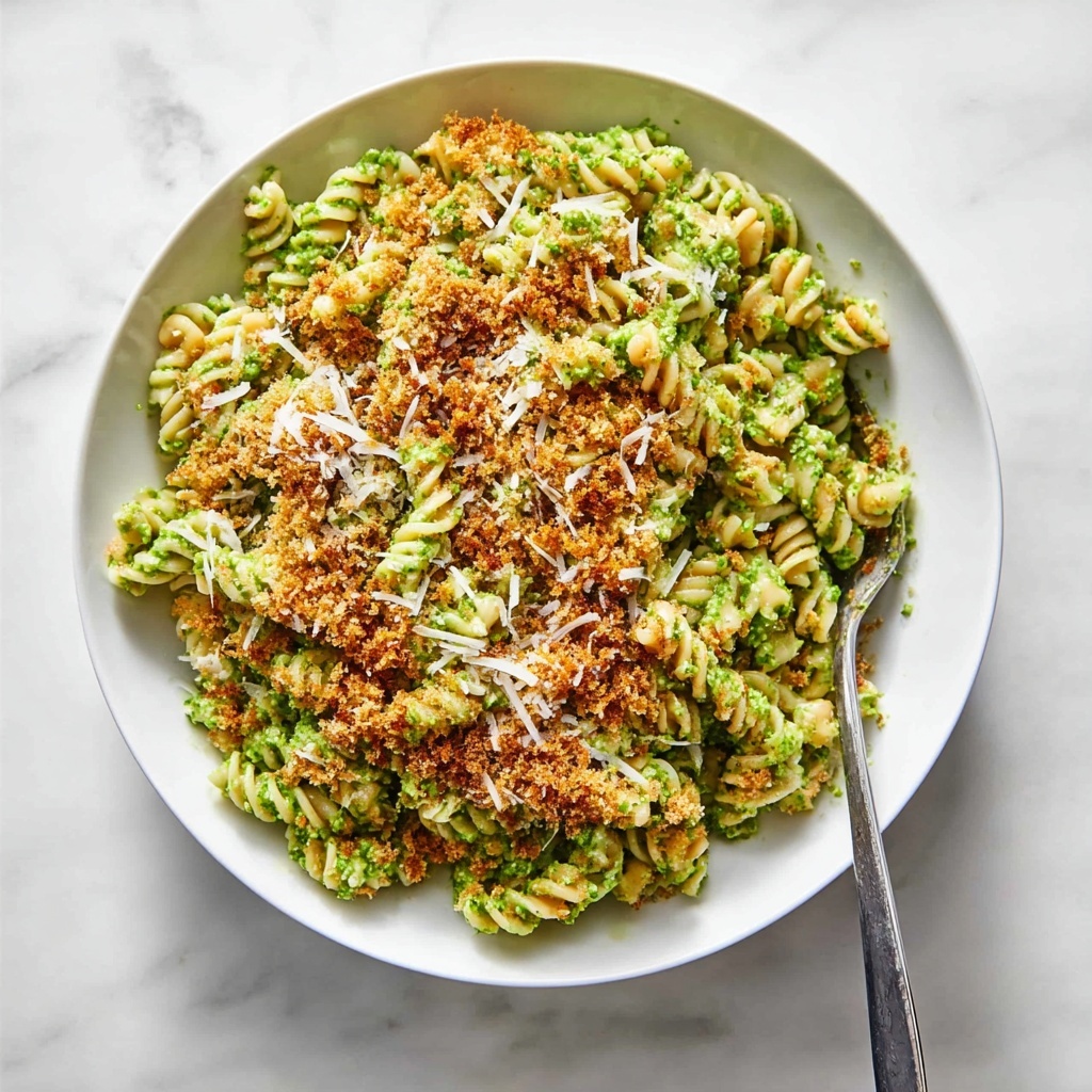 Broccoli Pasta with Toasted Breadcrumbs and Parmesan Recipe - Recipe Image