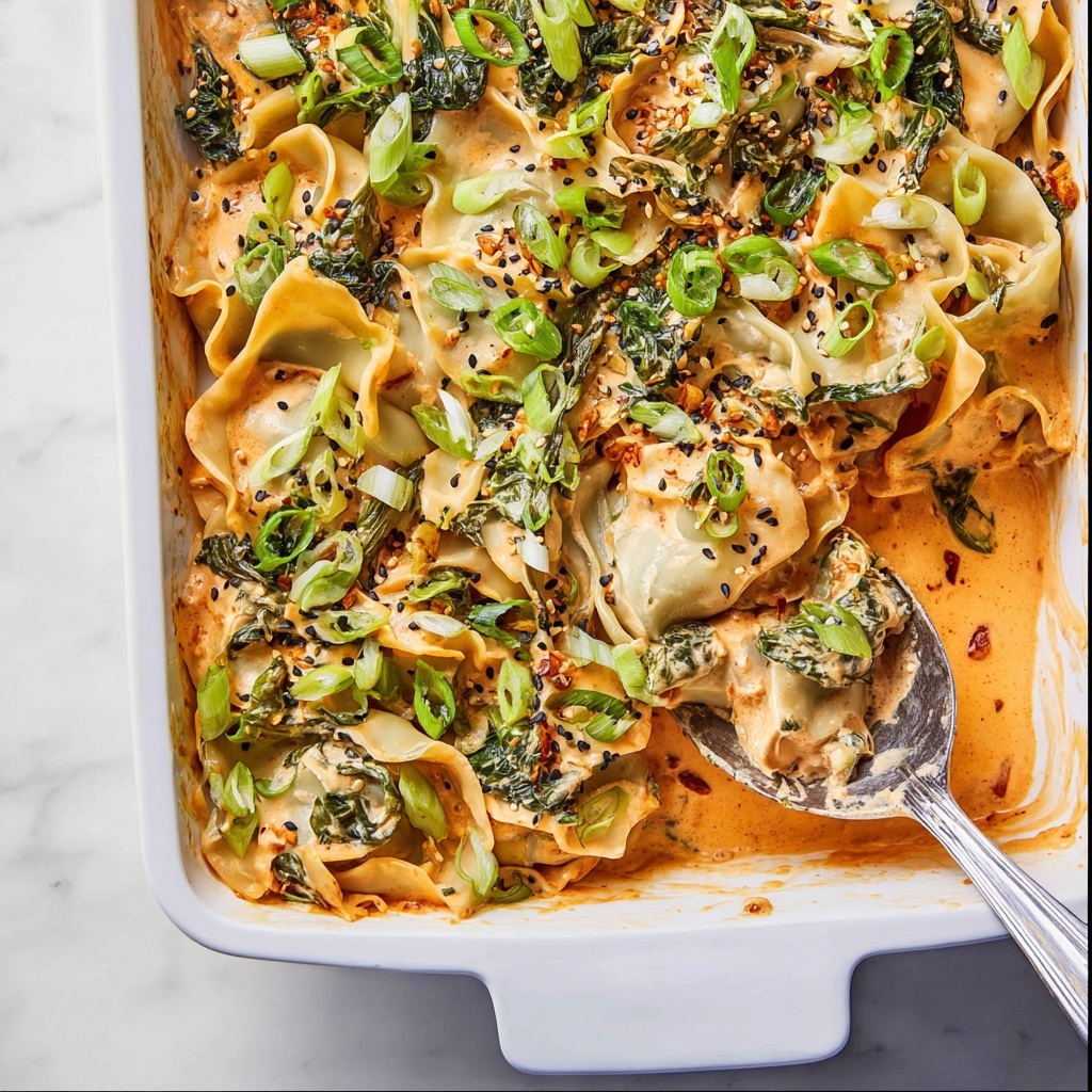 Creamy Coconut Curry Shrimp Dumpling Bake Recipe - Recipe Image