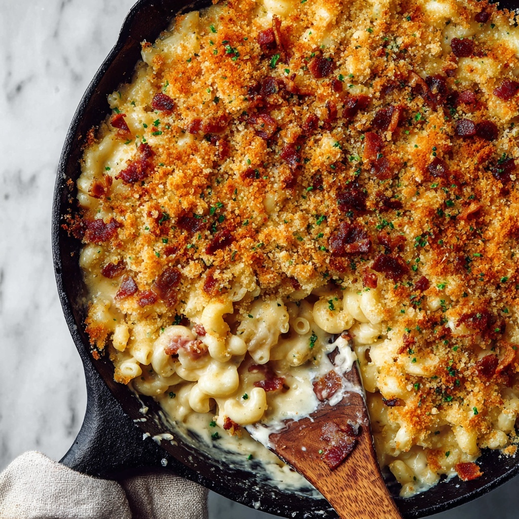 Loaded Bacon Mac and Cheese Bake Recipe - Recipe Image