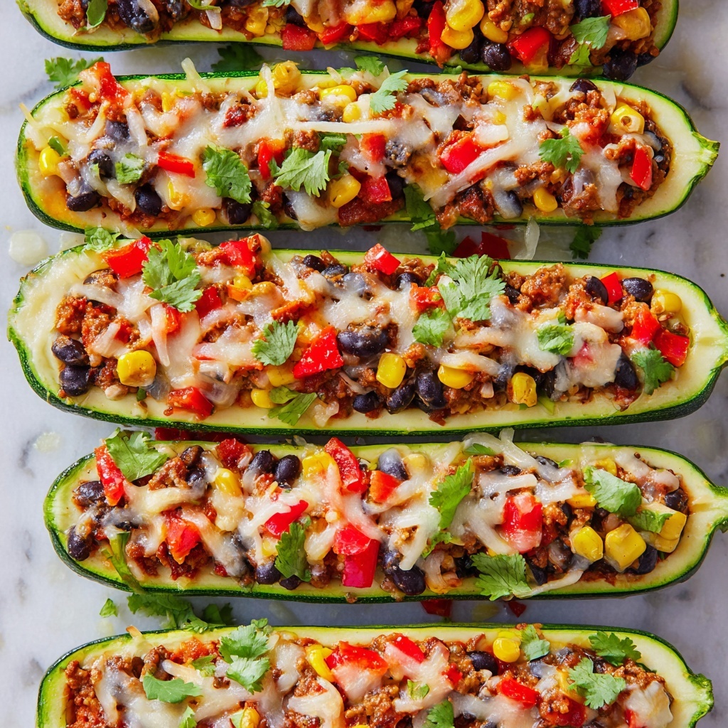 Mexican Zucchini Boats Recipe - Recipe Image