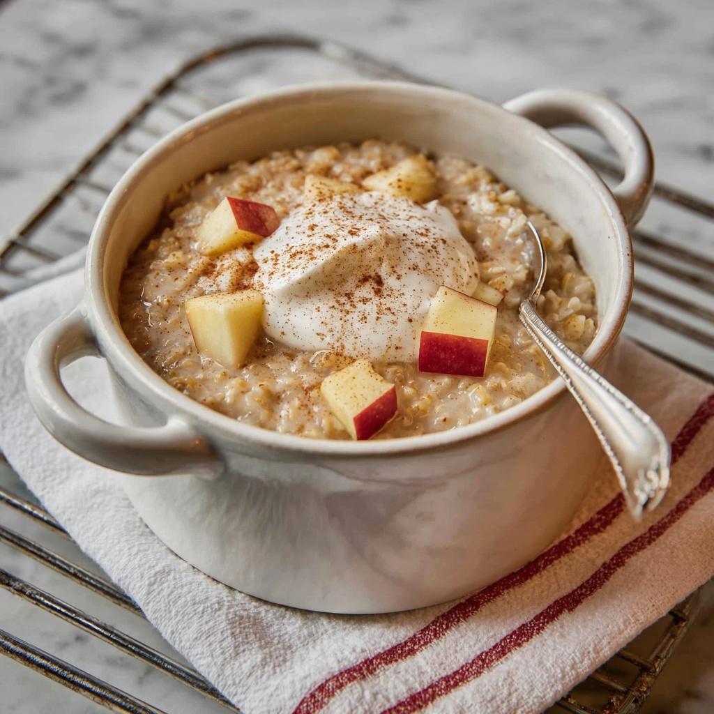 Instant Pot Apple Pie Oatmeal Recipe - Recipe Image