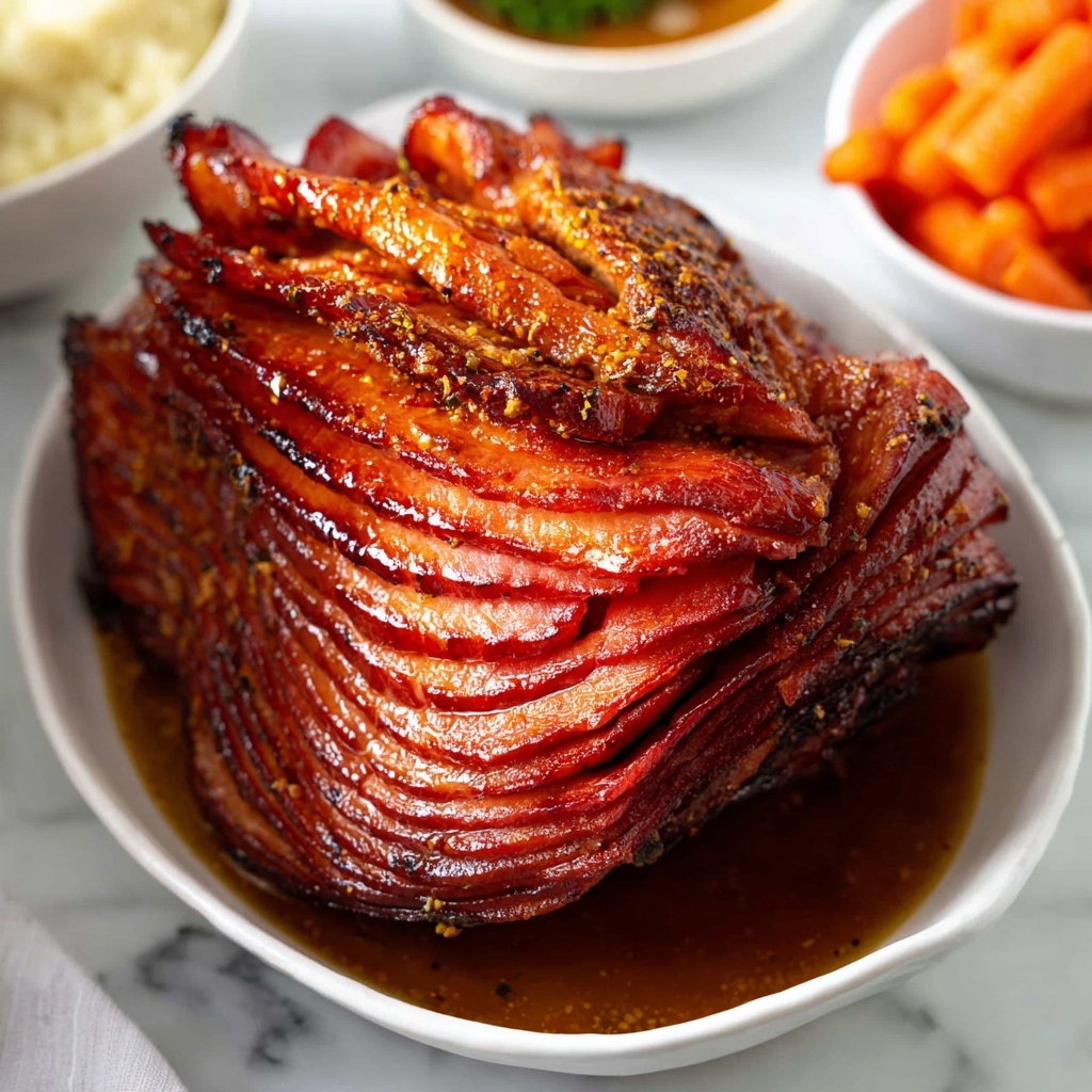 Smoked Ham with Honey Dijon Glaze Recipe - Recipe Image