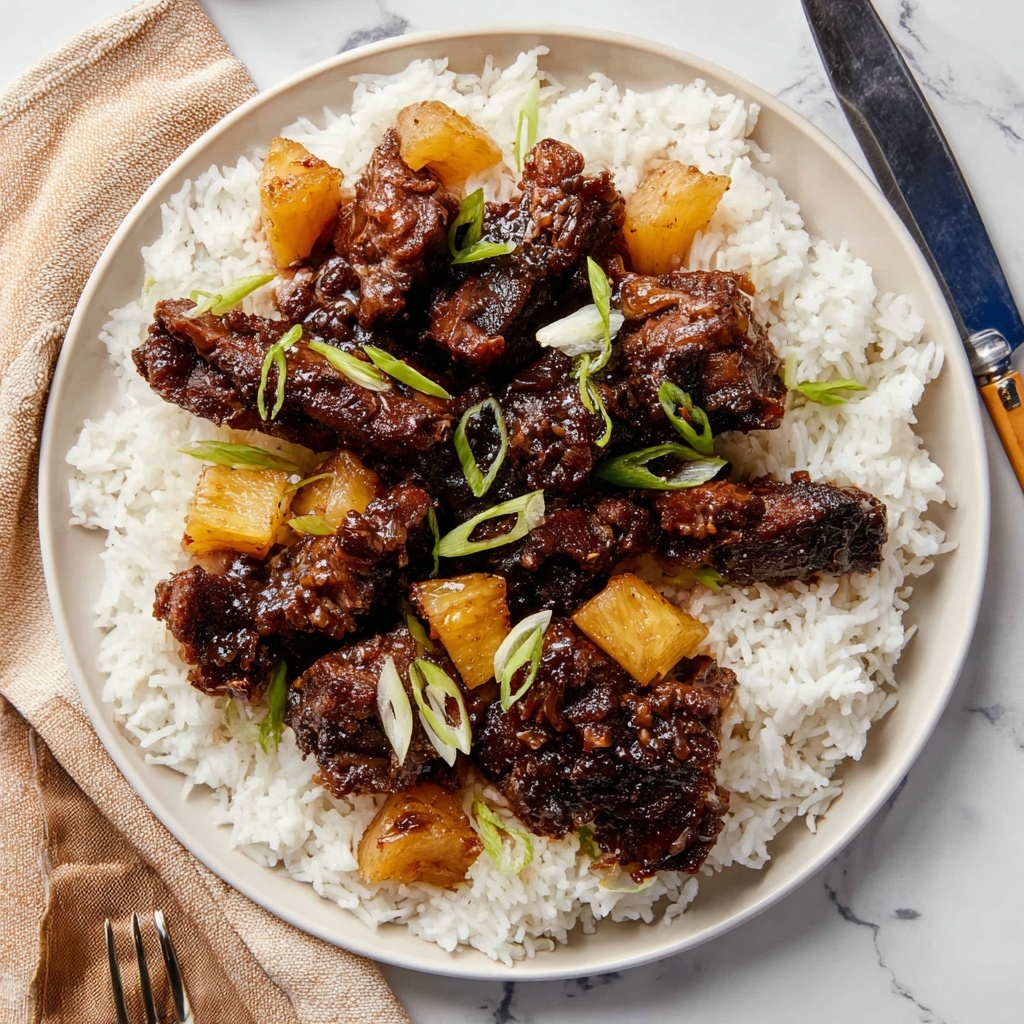 Crockpot Hawaiian Ribs Recipe - Recipe Image