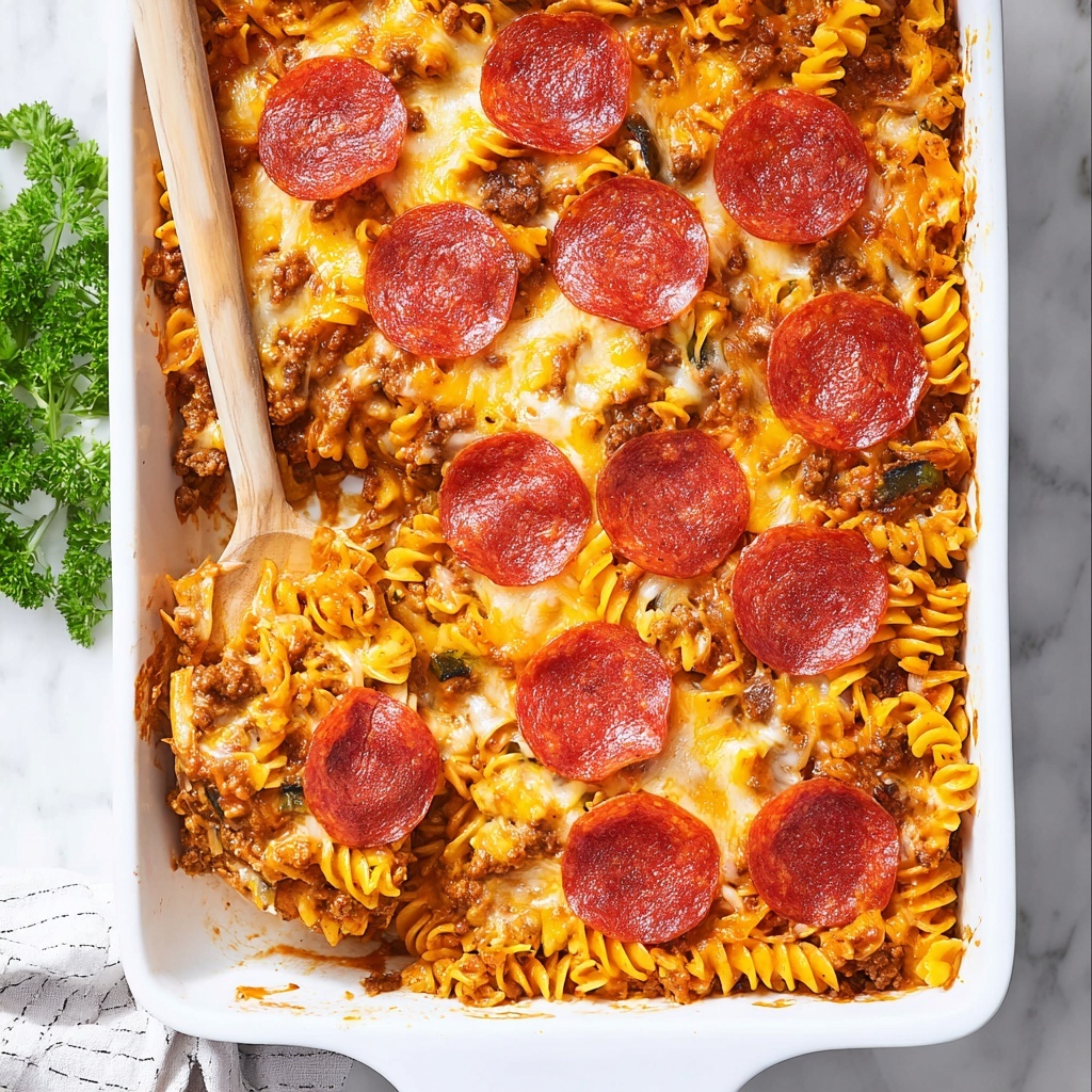 Pizza Casserole Recipe - Recipe Image